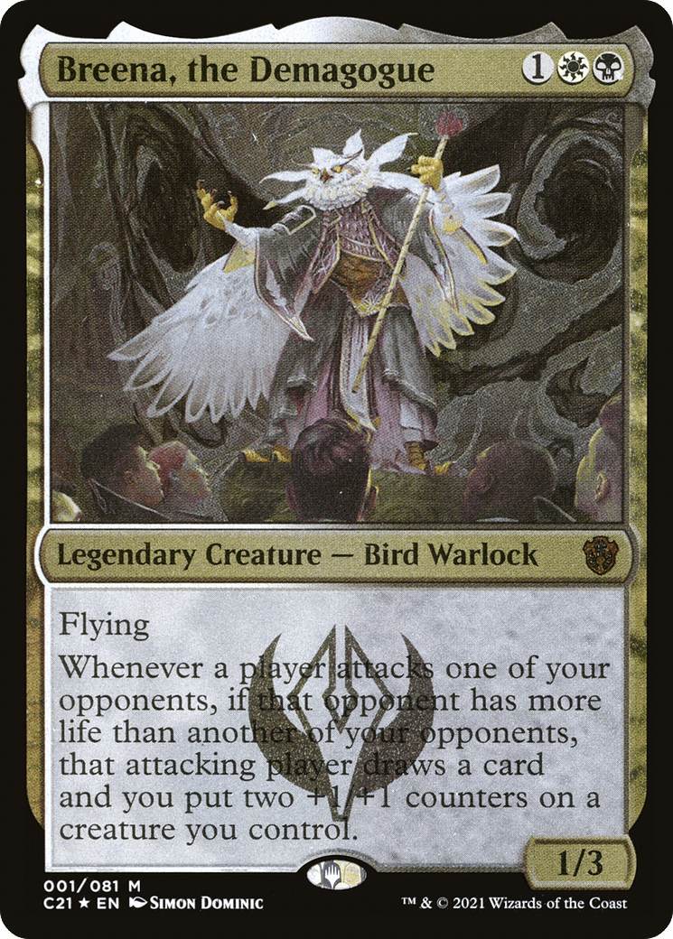 Breena, the Demagogue (Display Commander) [Commander 2021]