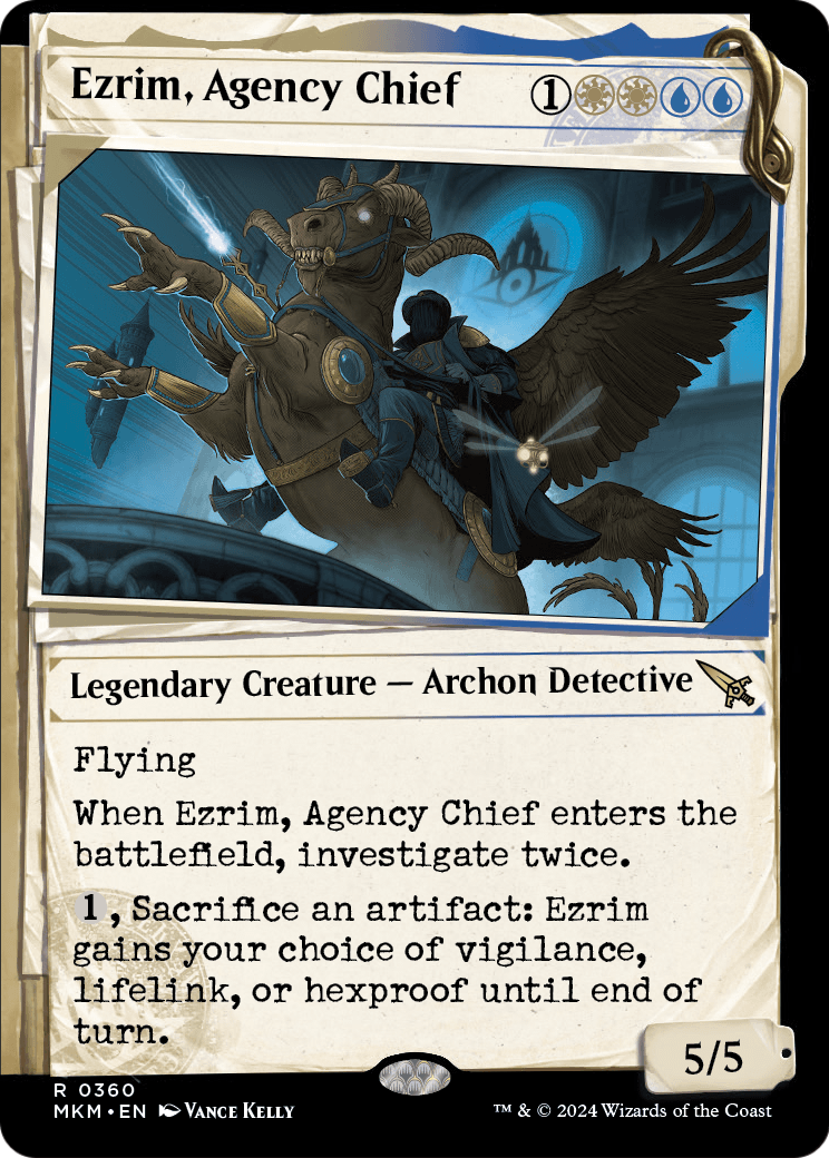 Ezrim, Agency Chief (Showcase) [Murders at Karlov Manor] Foil