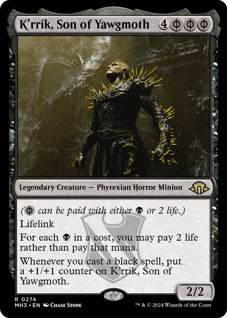 K'rrik, Son of Yawgmoth [Modern Horizons 3] Foil