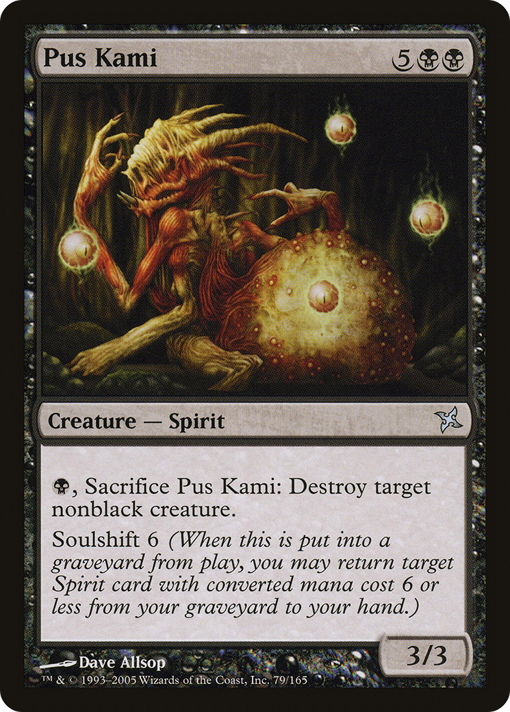 Pus Kami [Betrayers of Kamigawa] Foil