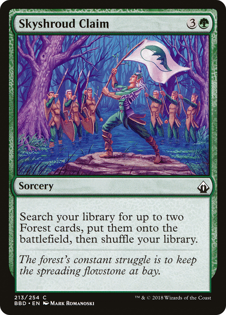 Skyshroud Claim [Battlebond] Foil