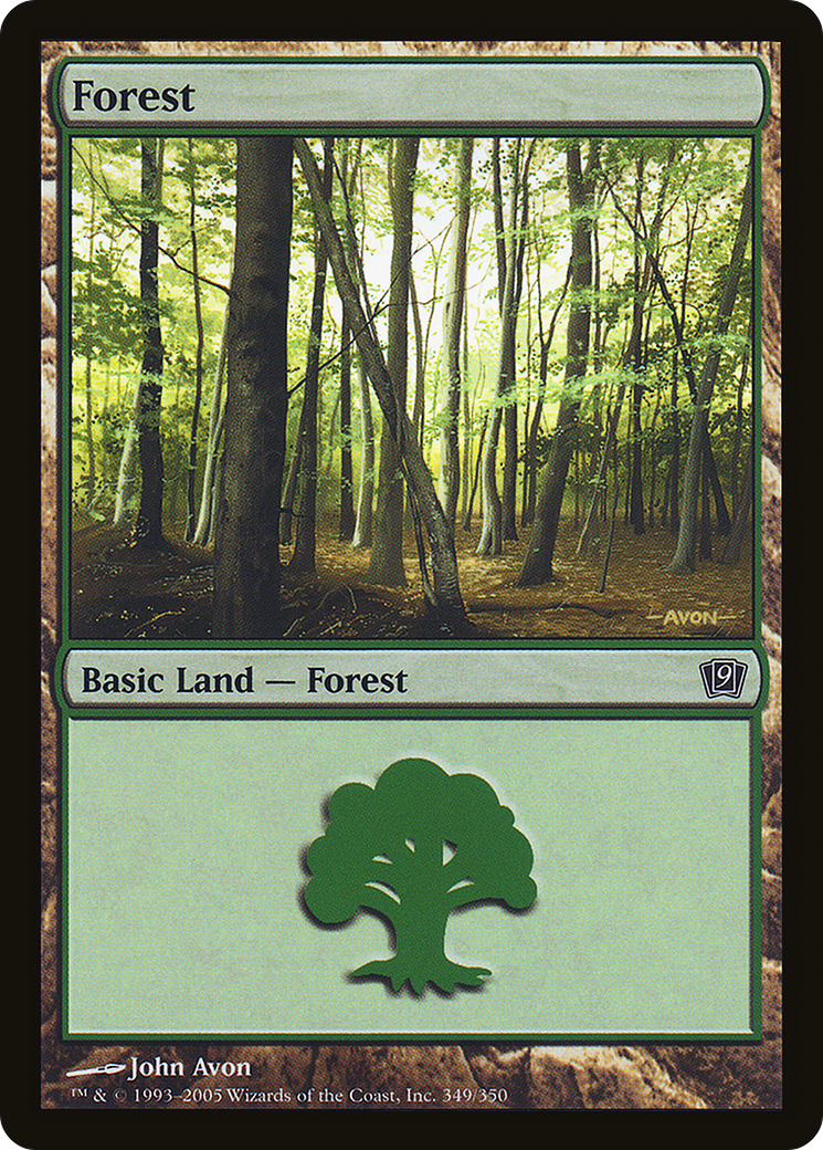 Forest (349) [Ninth Edition] Foil