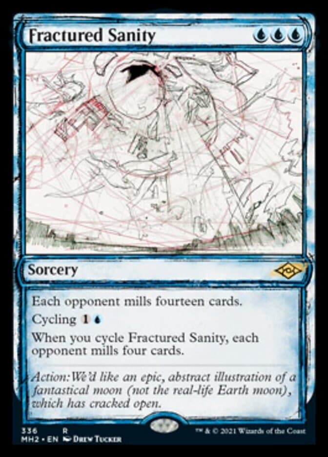 Fractured Sanity (Sketch) [Modern Horizons 2] Foil