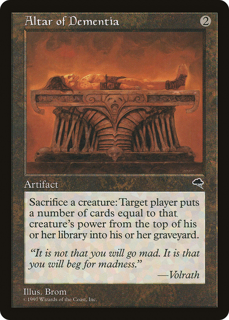 Altar of Dementia (TMP-276) - Tempest