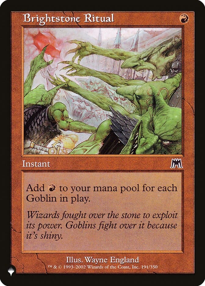 Brightstone Ritual |  (ONS-191) [The List]