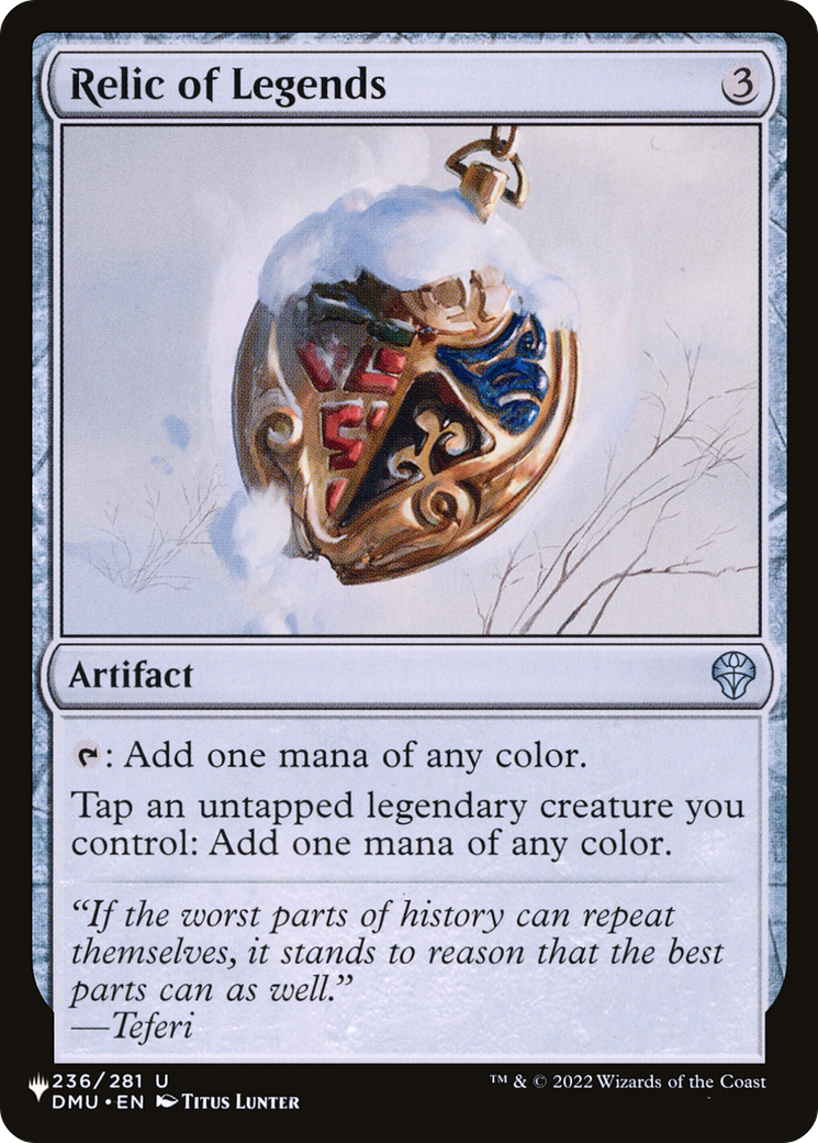 Relic of Legends |  (DMU-236) [The List]