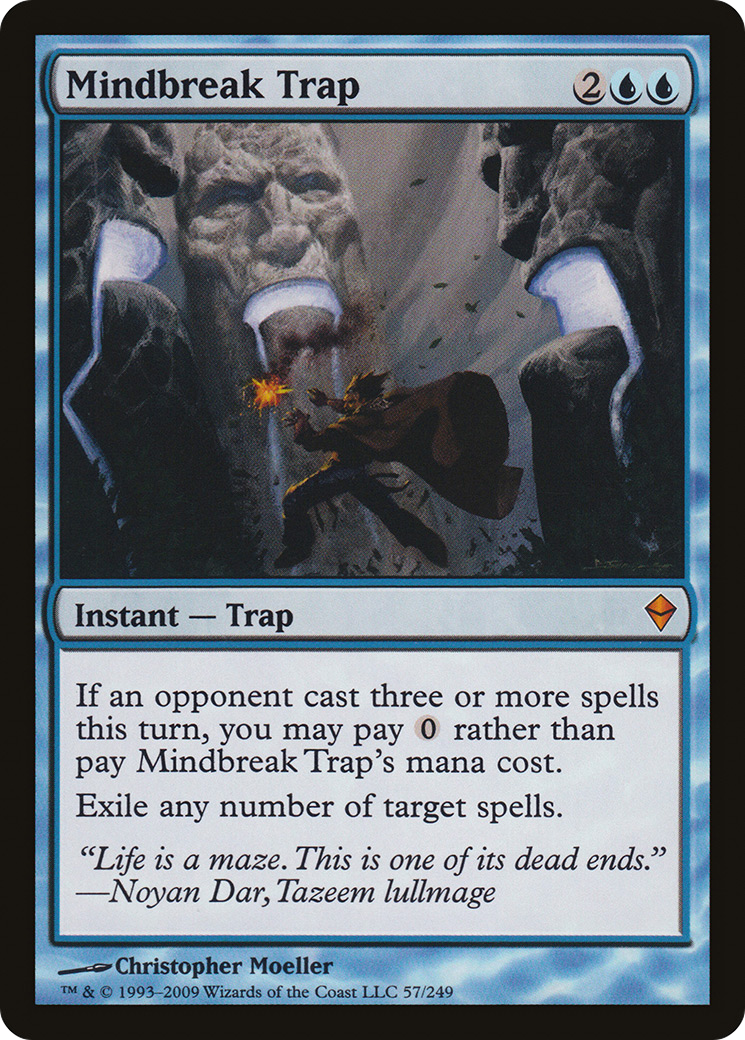 Mindbreak Trap [Zendikar] Foil