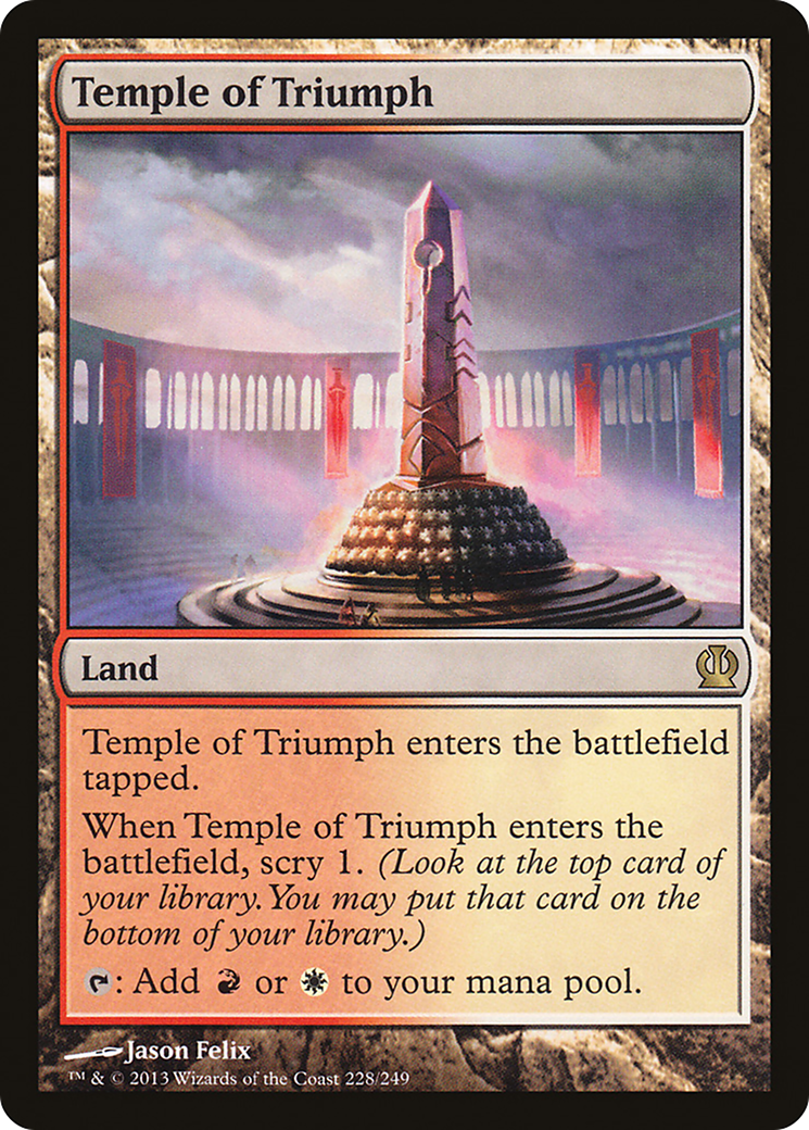 Temple of Triumph [Theros] Foil
