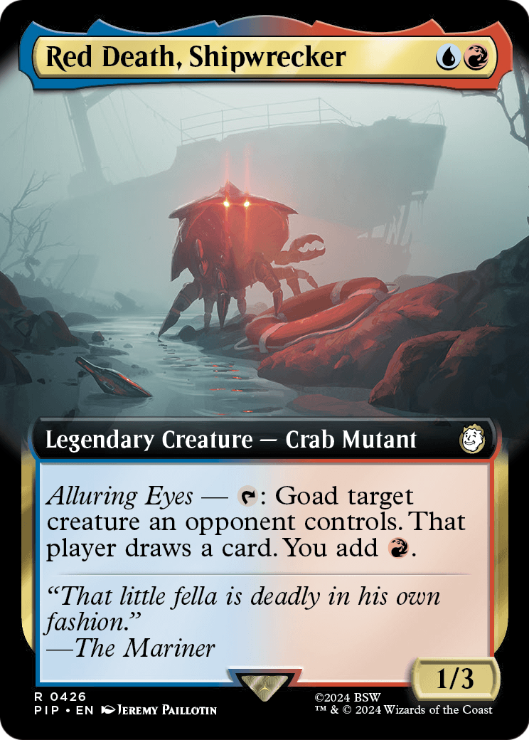 Red Death, Shipwrecker (Extended Art) [Fallout] Foil