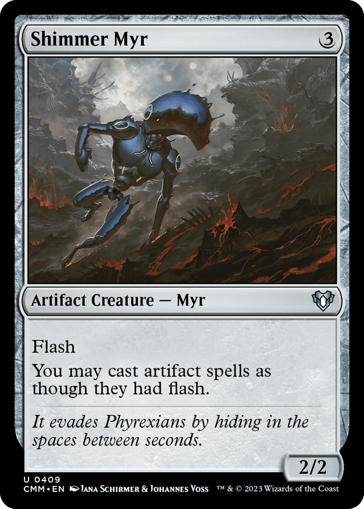 Shimmer Myr [Commander Masters] Foil