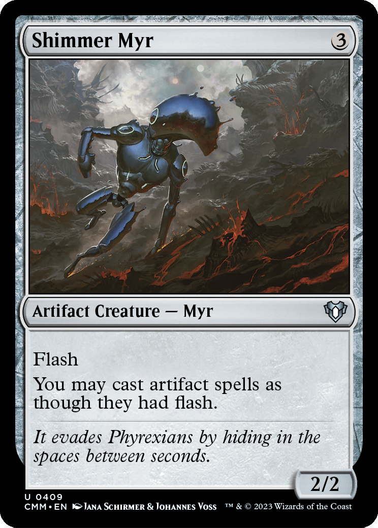 Shimmer Myr [Commander Masters] Foil