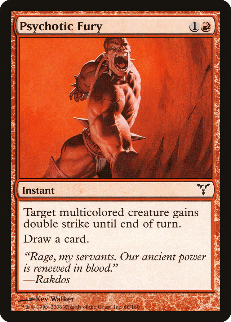 Psychotic Fury [Dissension] Foil