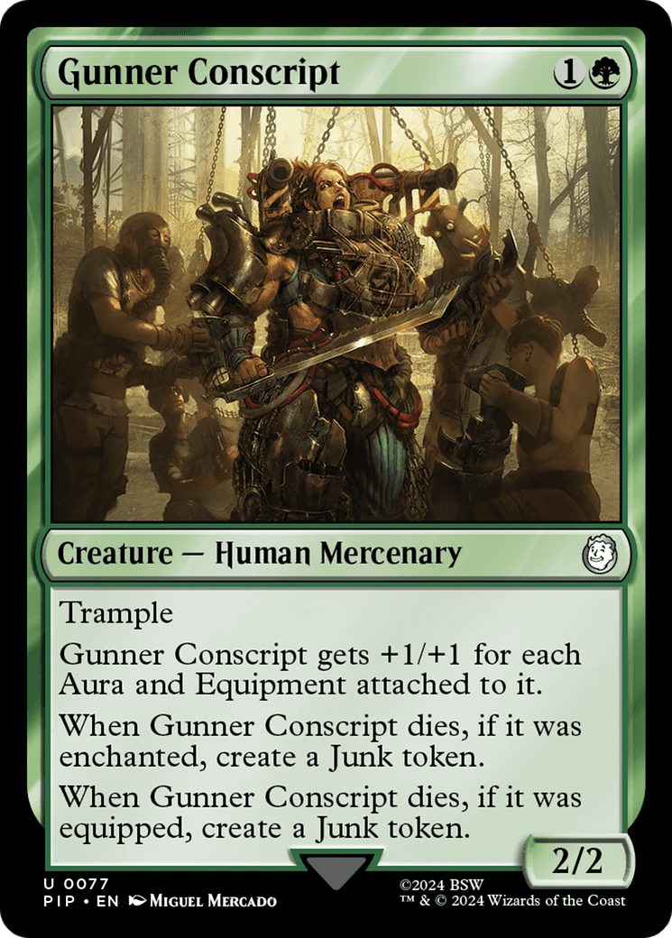 Gunner Conscript [Fallout] Foil