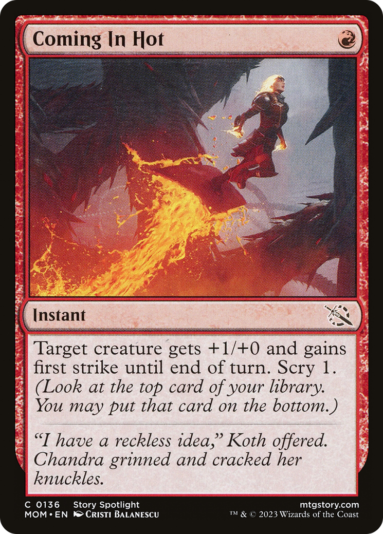 Coming In Hot [March of the Machine] Foil
