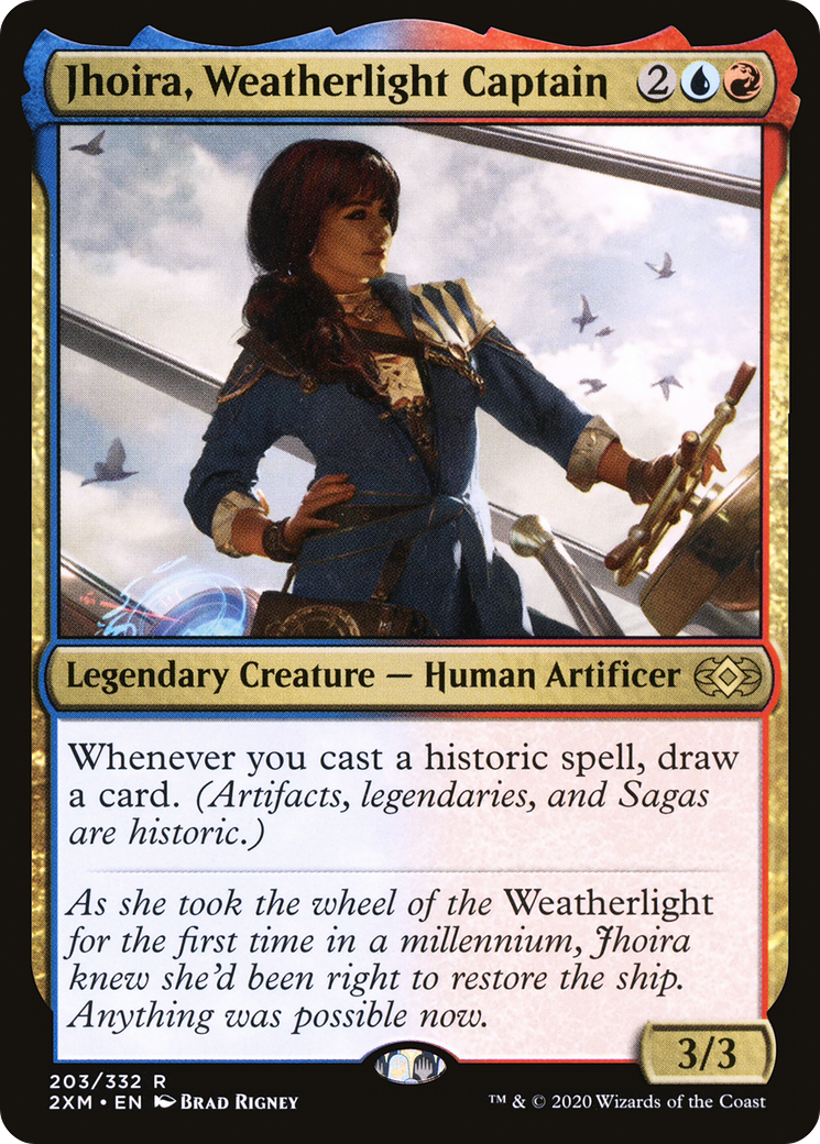 Jhoira, Weatherlight Captain [Double Masters] Foil