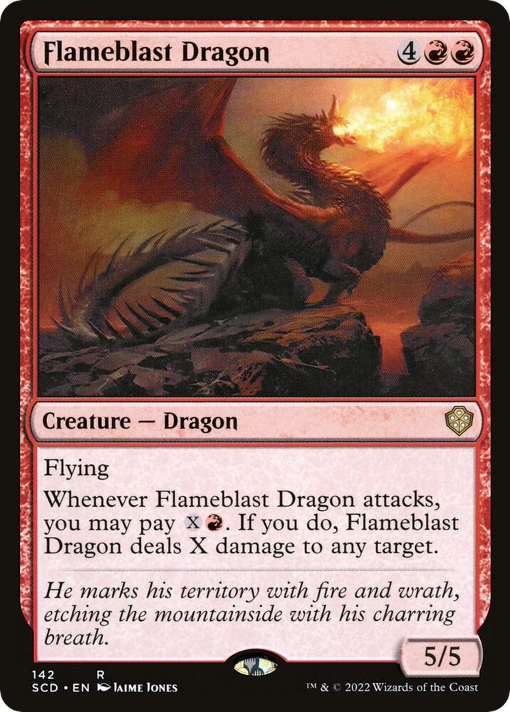 Flameblast Dragon 142/352 (Starter Commander Decks) 