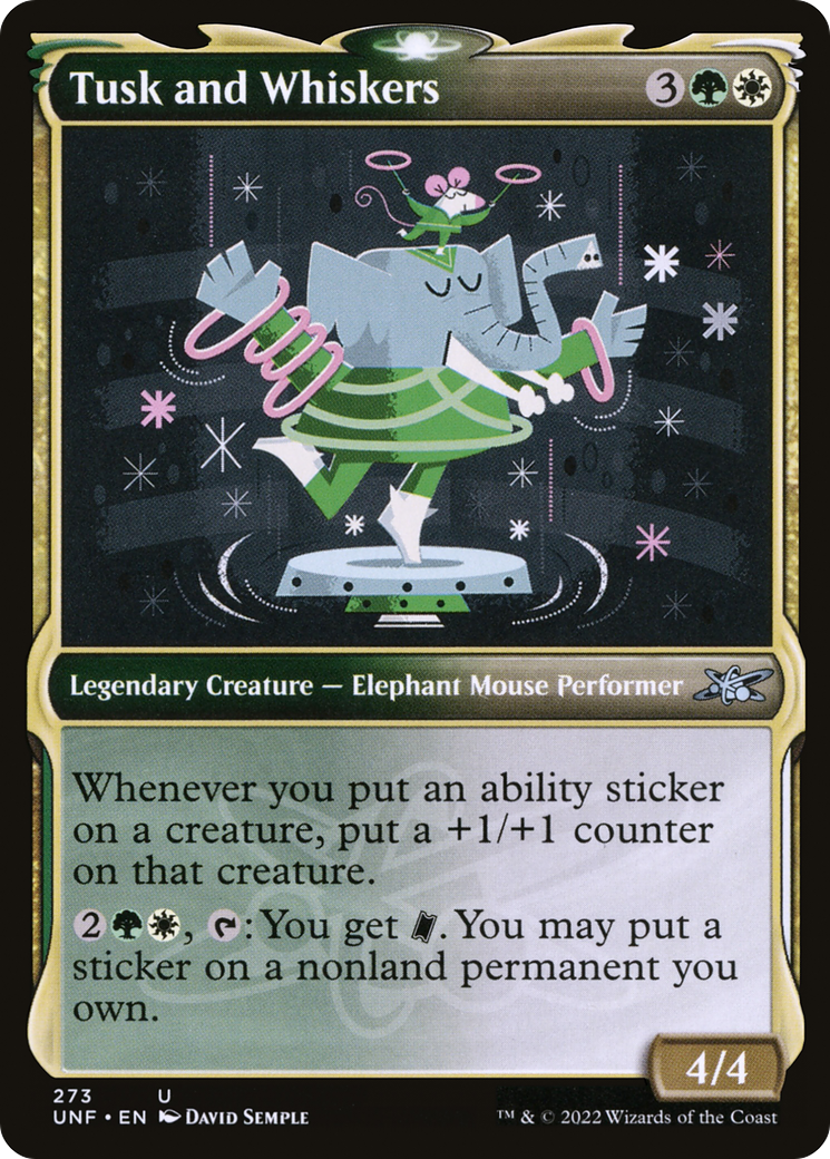 Tusk and Whiskers (Showcase) [Unfinity] Foil
