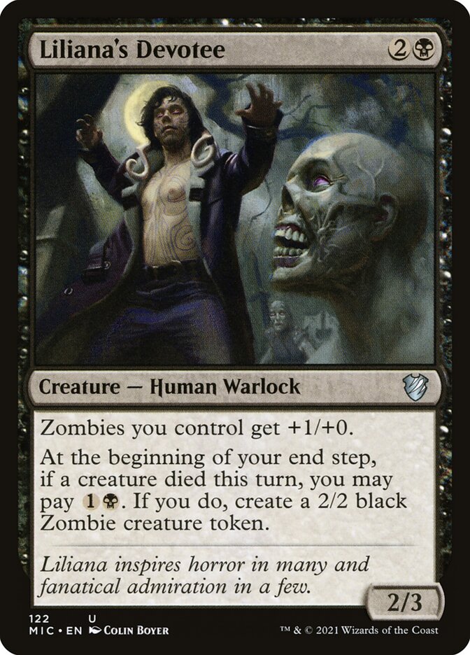Liliana's Devotee 122/38 (Commander: Innistrad: Midnight Hunt) 