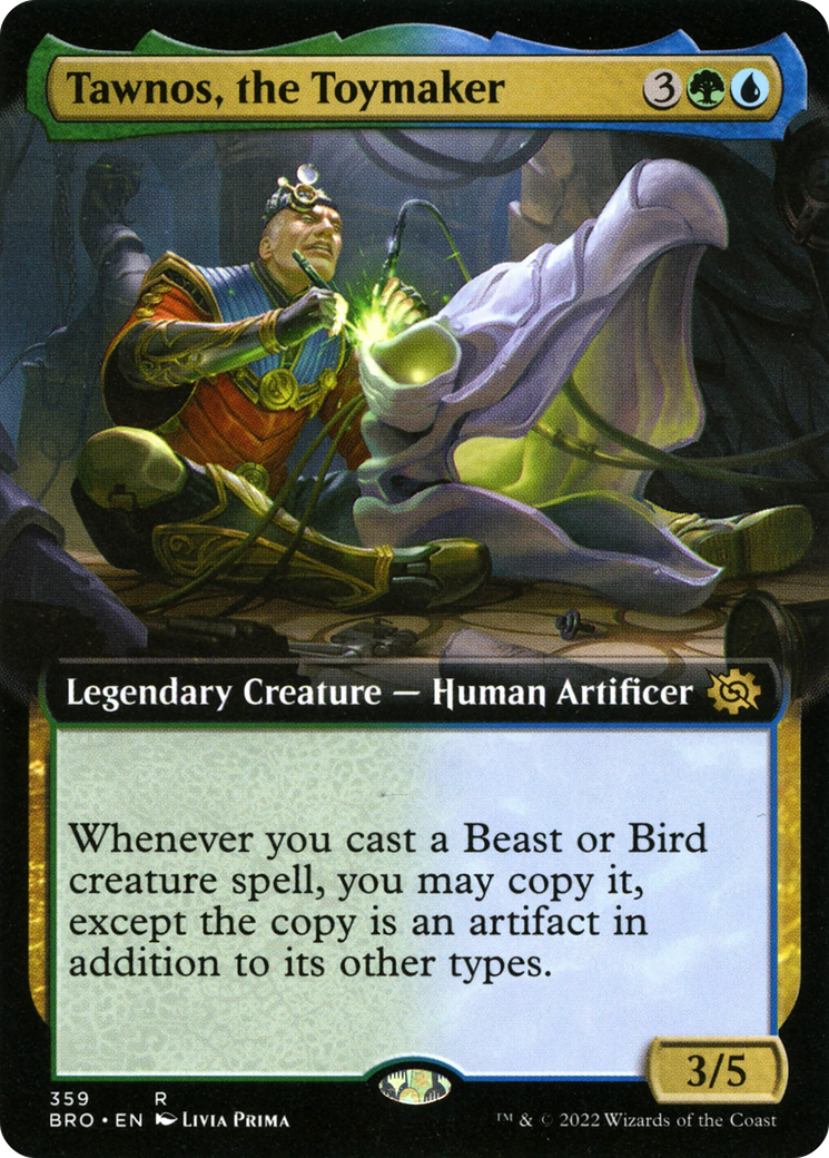 Tawnos, the Toymaker (Extended Art) [The Brothers' War] Foil