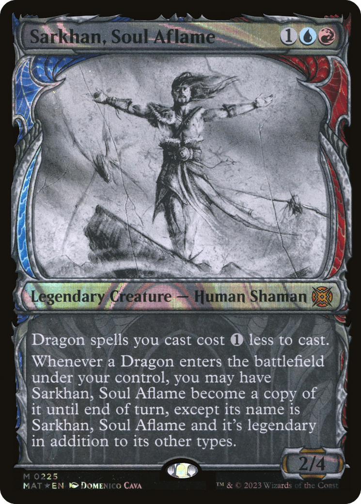 Sarkhan, Soul Aflame (Showcase Halo Foil) [March of the Machine: The Aftermath]