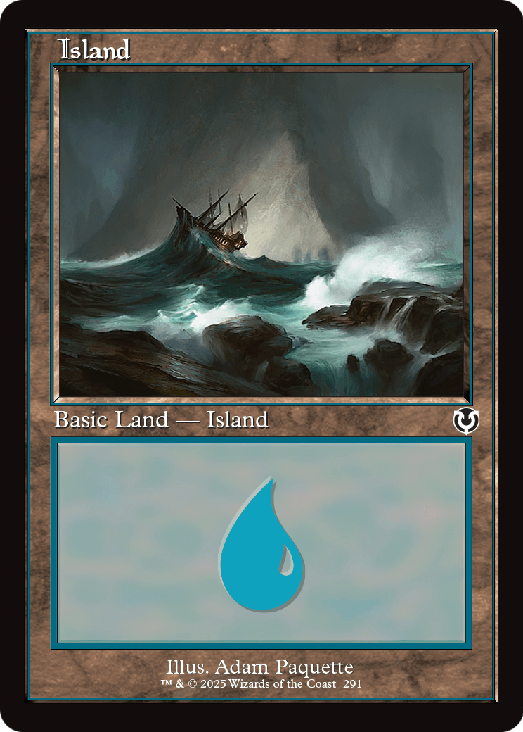 Island (291) (Retro Frame) (-291) [Innistrad Remastered]