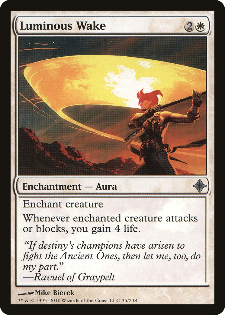 Luminous Wake [Rise of the Eldrazi] Foil
