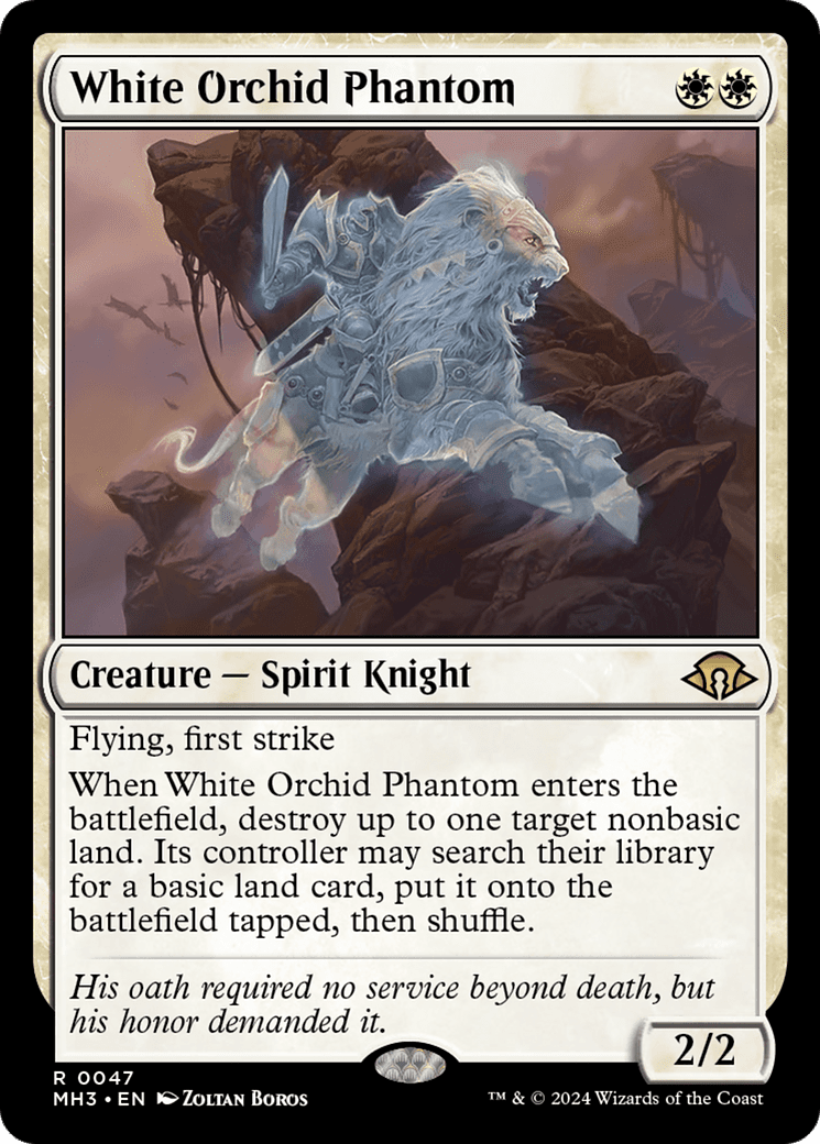 White Orchid Phantom [Modern Horizons 3] Foil