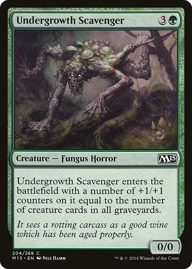 Undergrowth Scavenger [Magic 2015] Foil