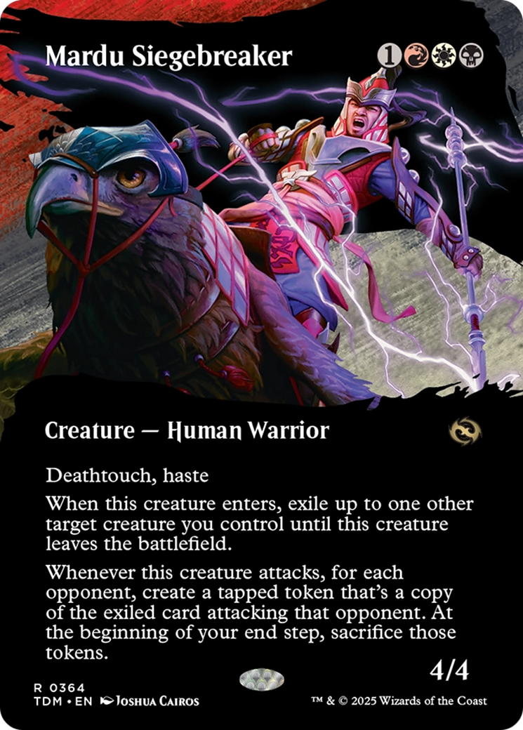 Mardu Siegebreaker (Borderless) (364) [Tarkir: Dragonstorm]