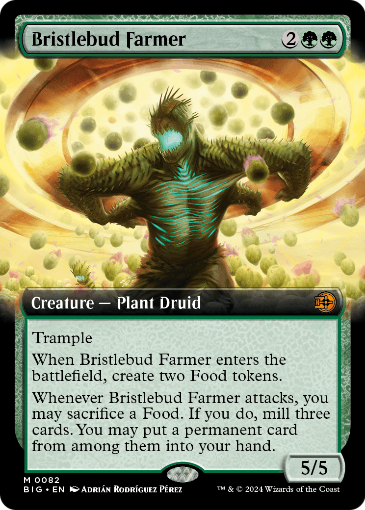 Bristlebud Farmer (Extended Art) [Outlaws of Thunder Junction: The Big Score] Foil