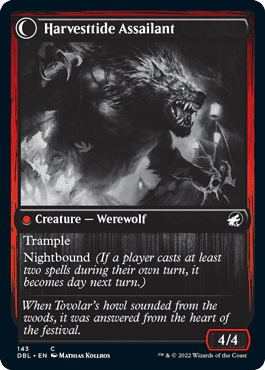 Harvesttide Infiltrator // Harvesttide Assailant [Innistrad: Double Feature] Foil