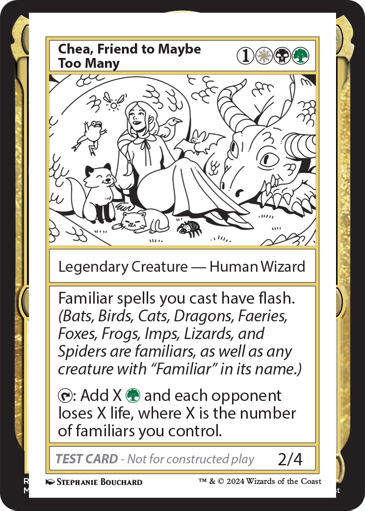 Chea, Friend to Maybe Too Many [Mystery Booster 2 Playtest Cards]