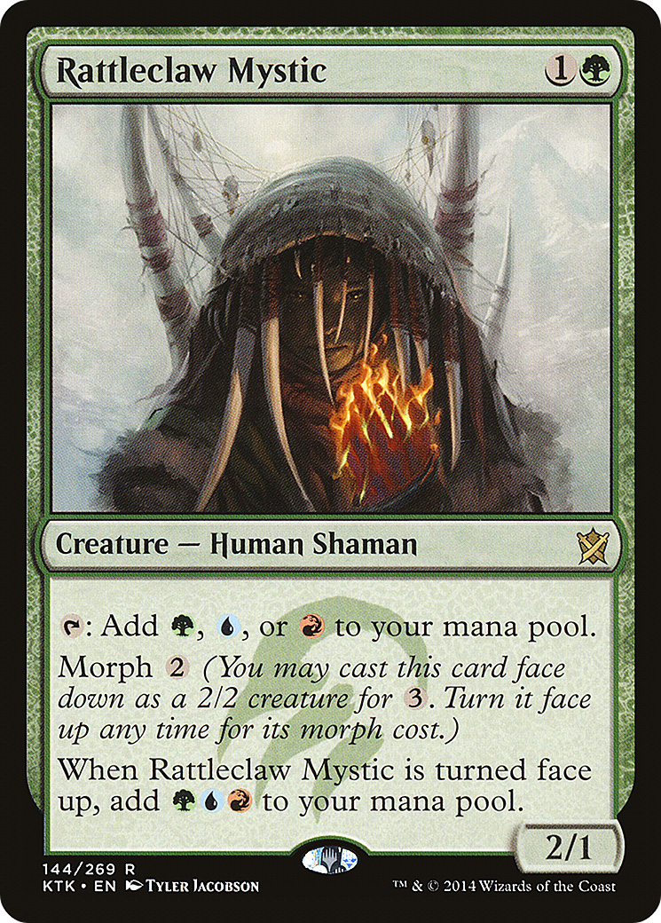 Rattleclaw Mystic [Khans of Tarkir] Foil