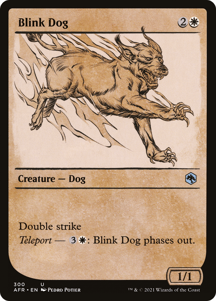 Blink Dog (Showcase) [Dungeons & Dragons: Adventures in the Forgotten Realms] Foil