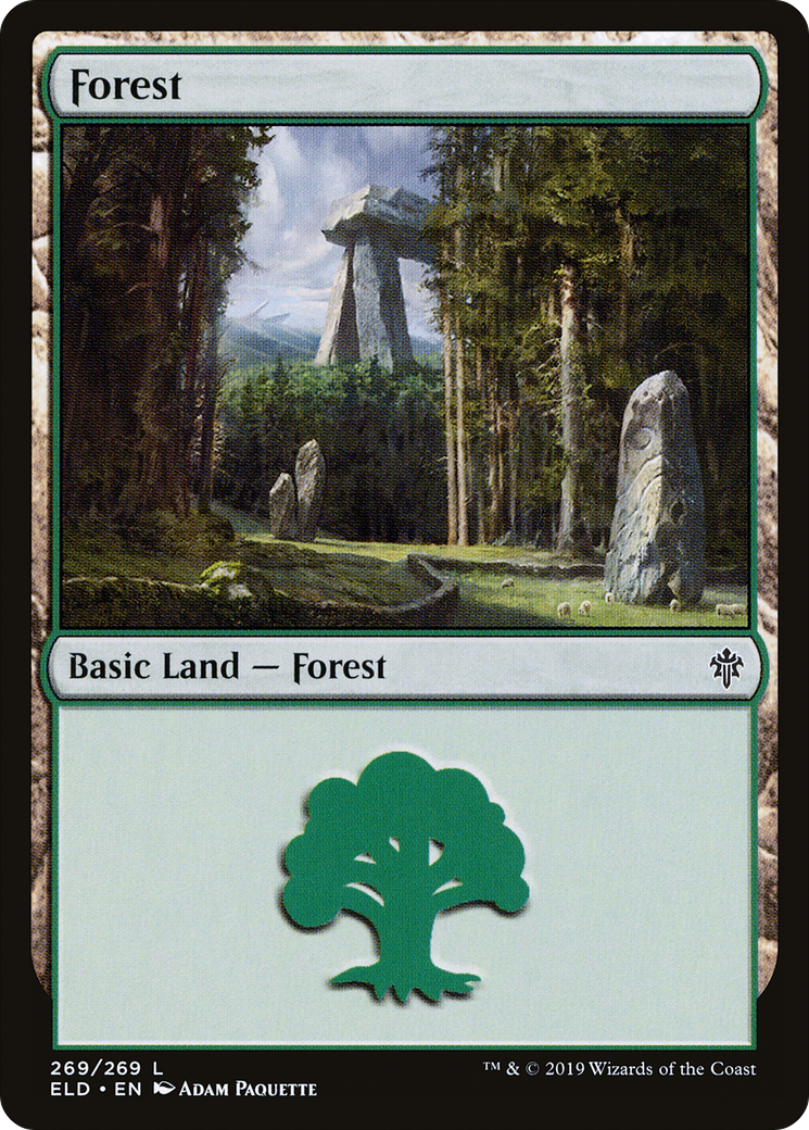 Forest (269) [Throne of Eldraine] Foil
