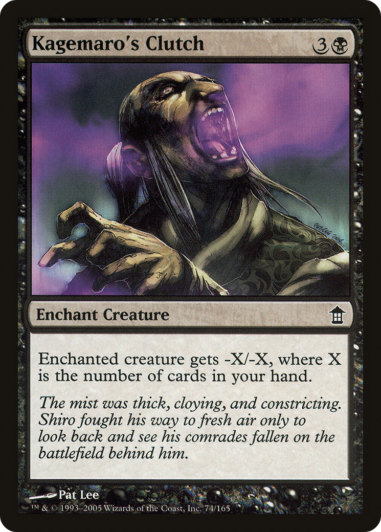 Kagemaro's Clutch [Saviors of Kamigawa] Foil