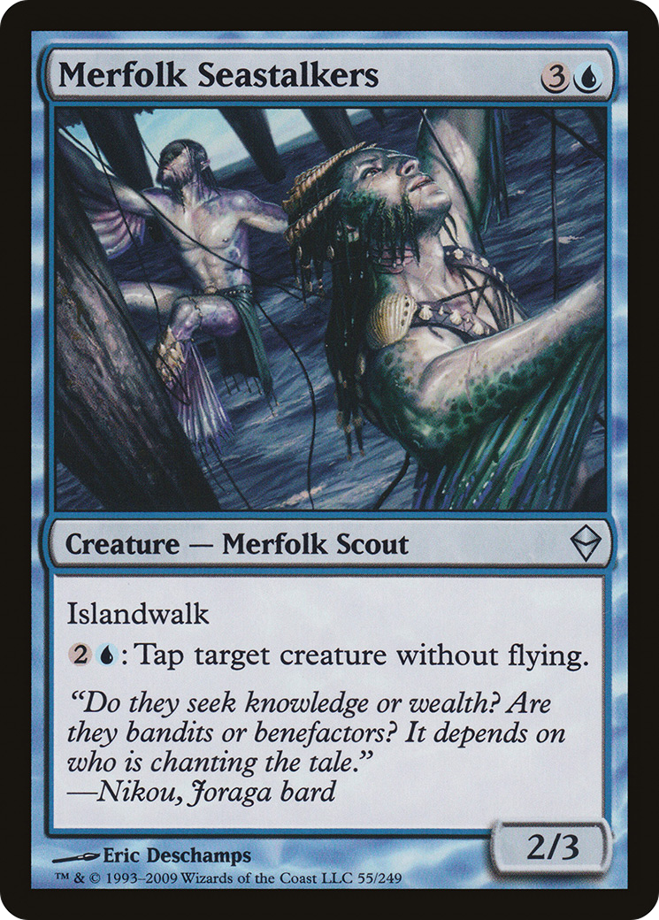 Merfolk Seastalkers [Zendikar] Foil