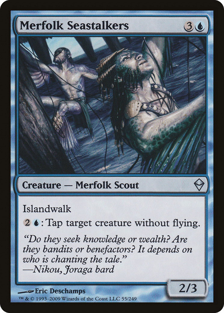 Merfolk Seastalkers [Zendikar] Foil