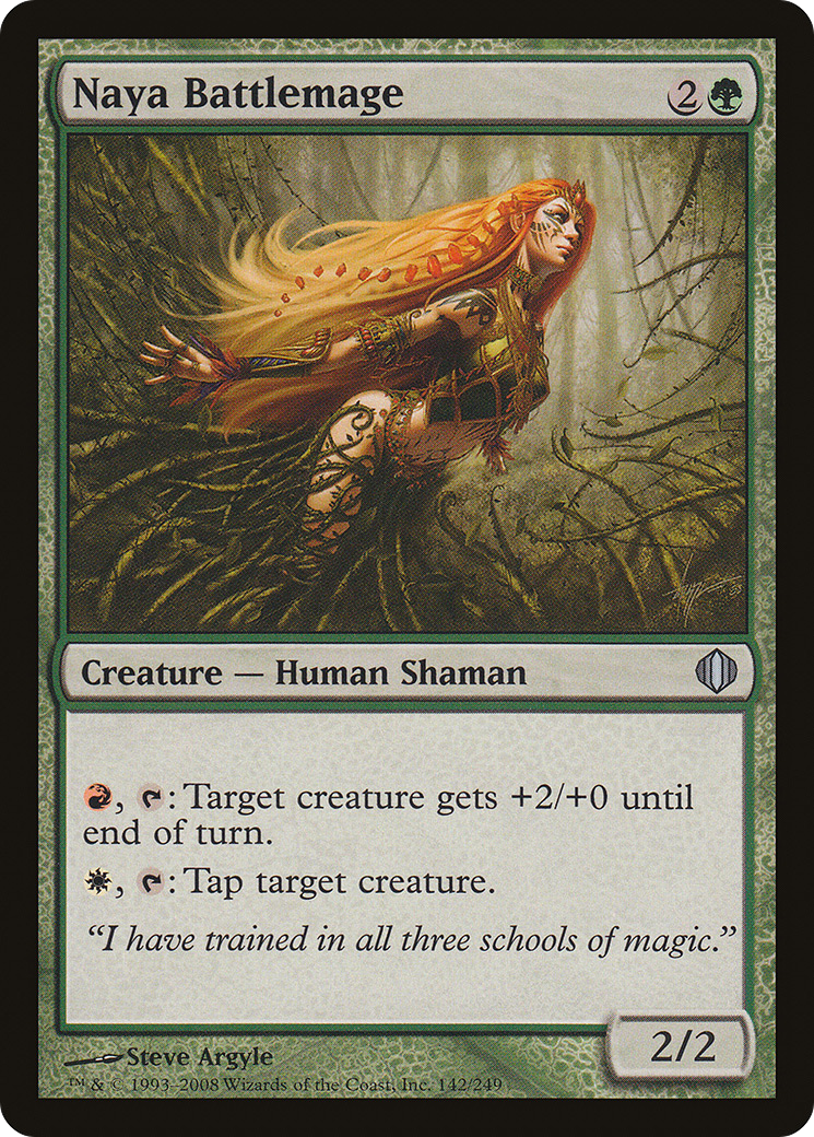 Naya Battlemage [Shards of Alara] Foil