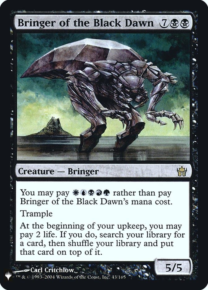 Bringer of the Black Dawn |  Foil (5DN-43) [The List]
