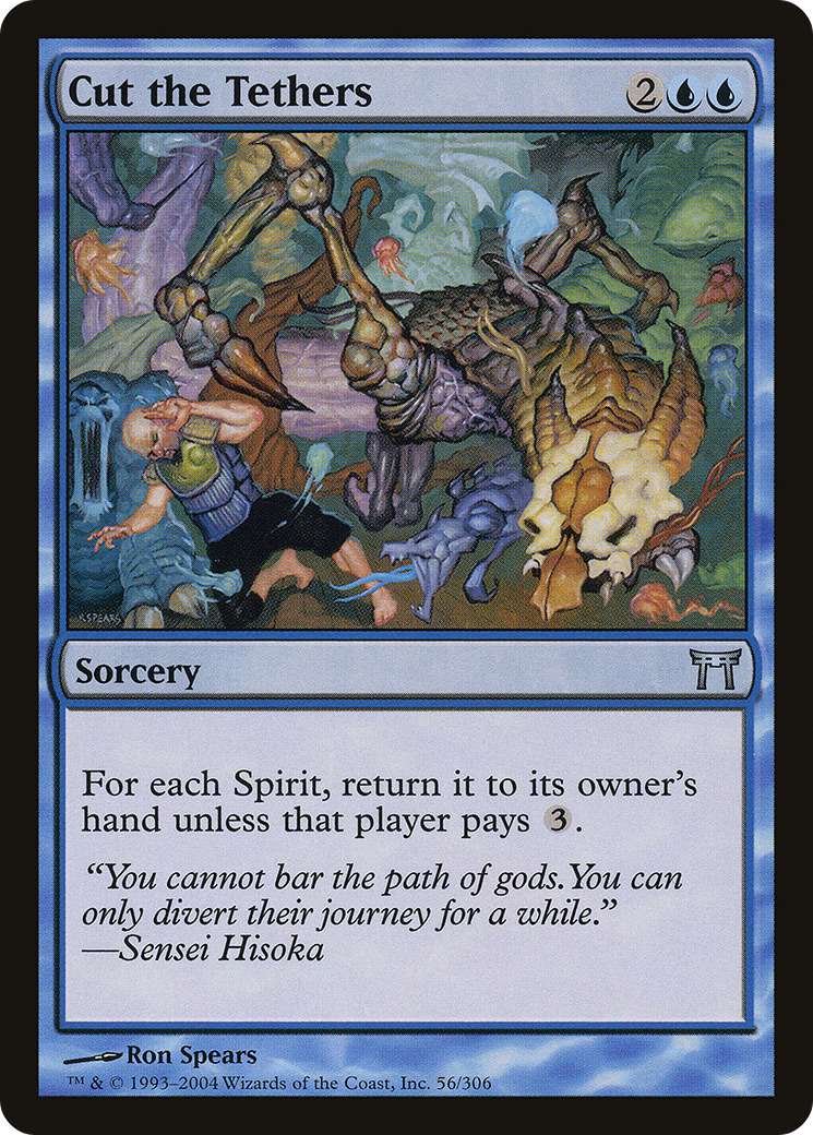 Cut the Tethers [Champions of Kamigawa] Foil
