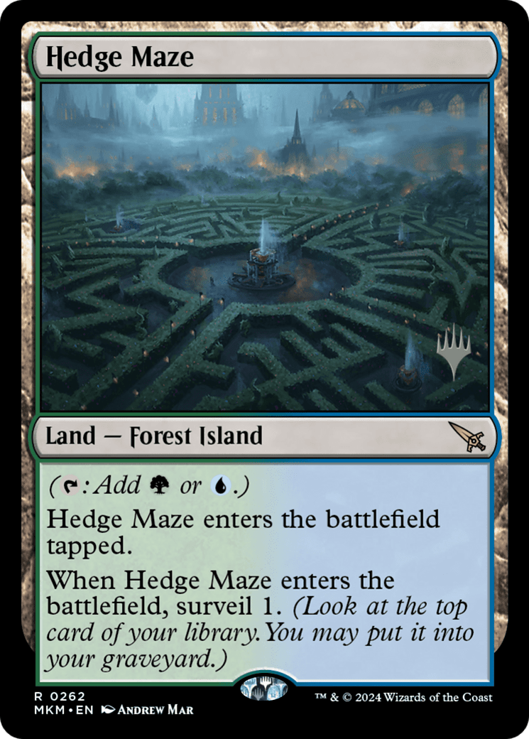 Hedge Maze (Promo Pack) [Murders at Karlov Manor Promos] Foil