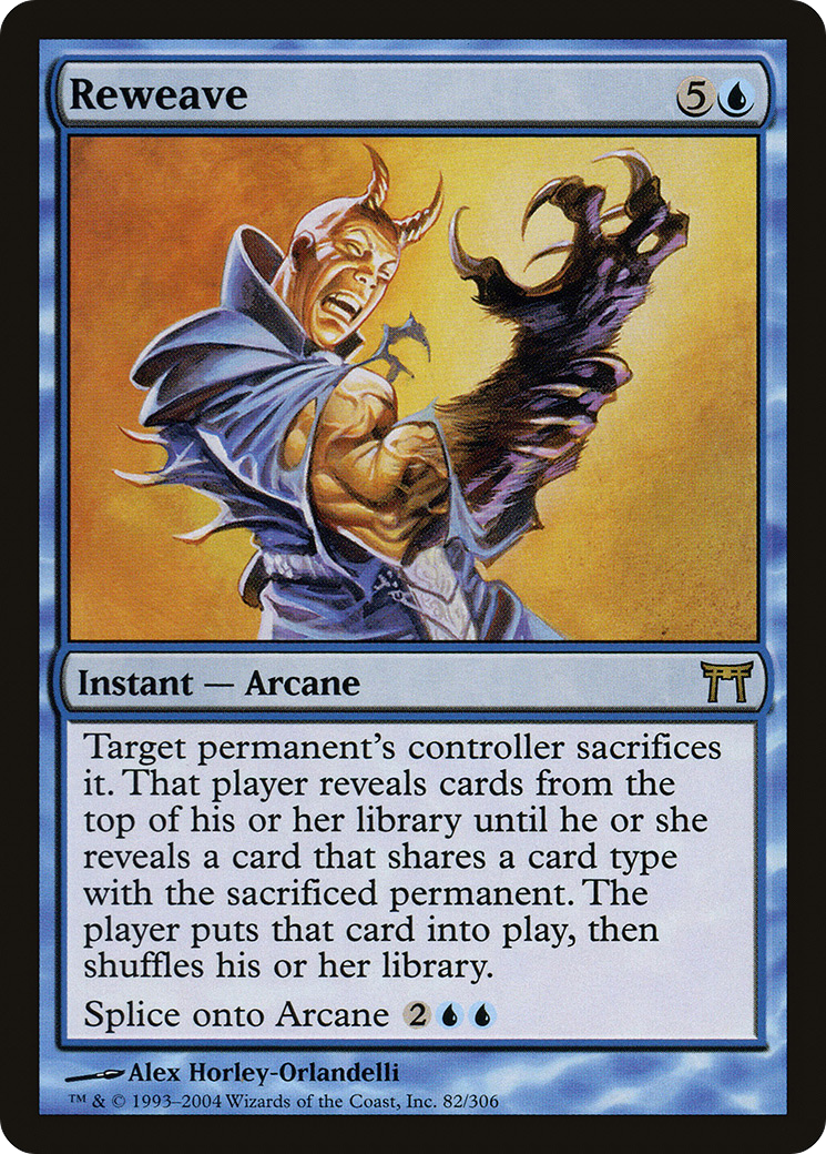 Reweave [Champions of Kamigawa] Foil