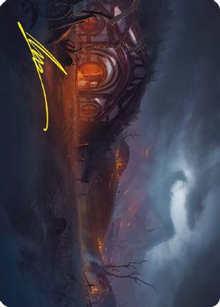 Field of Ruin Art Card (Gold-Stamped Signature) |  (077) [Art Series: Universes Beyond: The Lord of the Rings: Tales of Middle-earth]