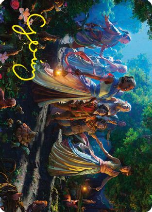 Realm Seekers Art Card (Gold-Stamped Signature) |  (074) [Art Series: Universes Beyond: The Lord of the Rings: Tales of Middle-earth]