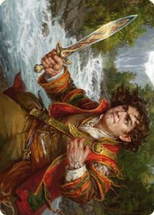 Frodo Baggins Art Card (16/81) |  (016) [Art Series: Universes Beyond: The Lord of the Rings: Tales of Middle-earth]