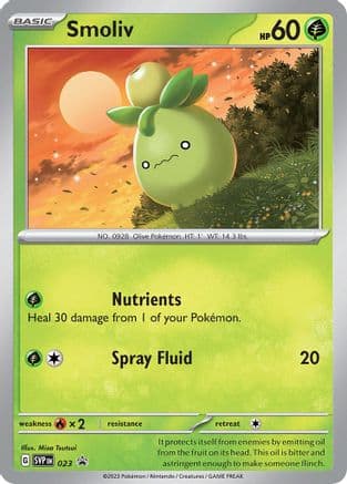 Smoliv 023- SV Scarlet & Violet Promo Cards Holofoil