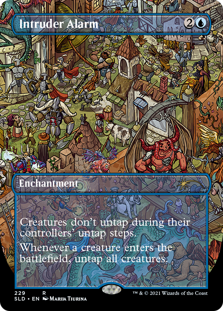 Intruder Alarm (Borderless) [Secret Lair Drop Series] Foil
