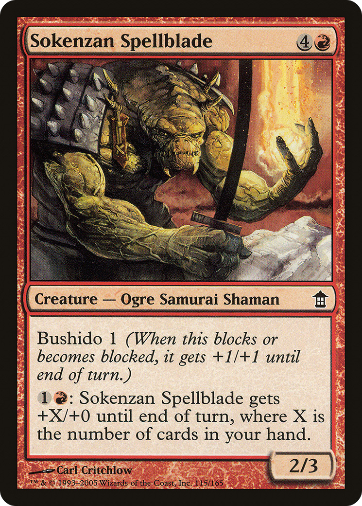 Sokenzan Spellblade [Saviors of Kamigawa] Foil