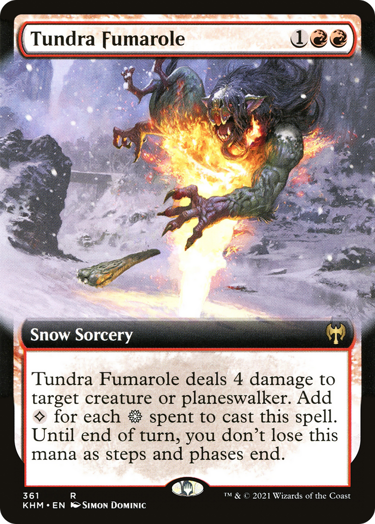 Tundra Fumarole (Extended Art) [Kaldheim] Foil